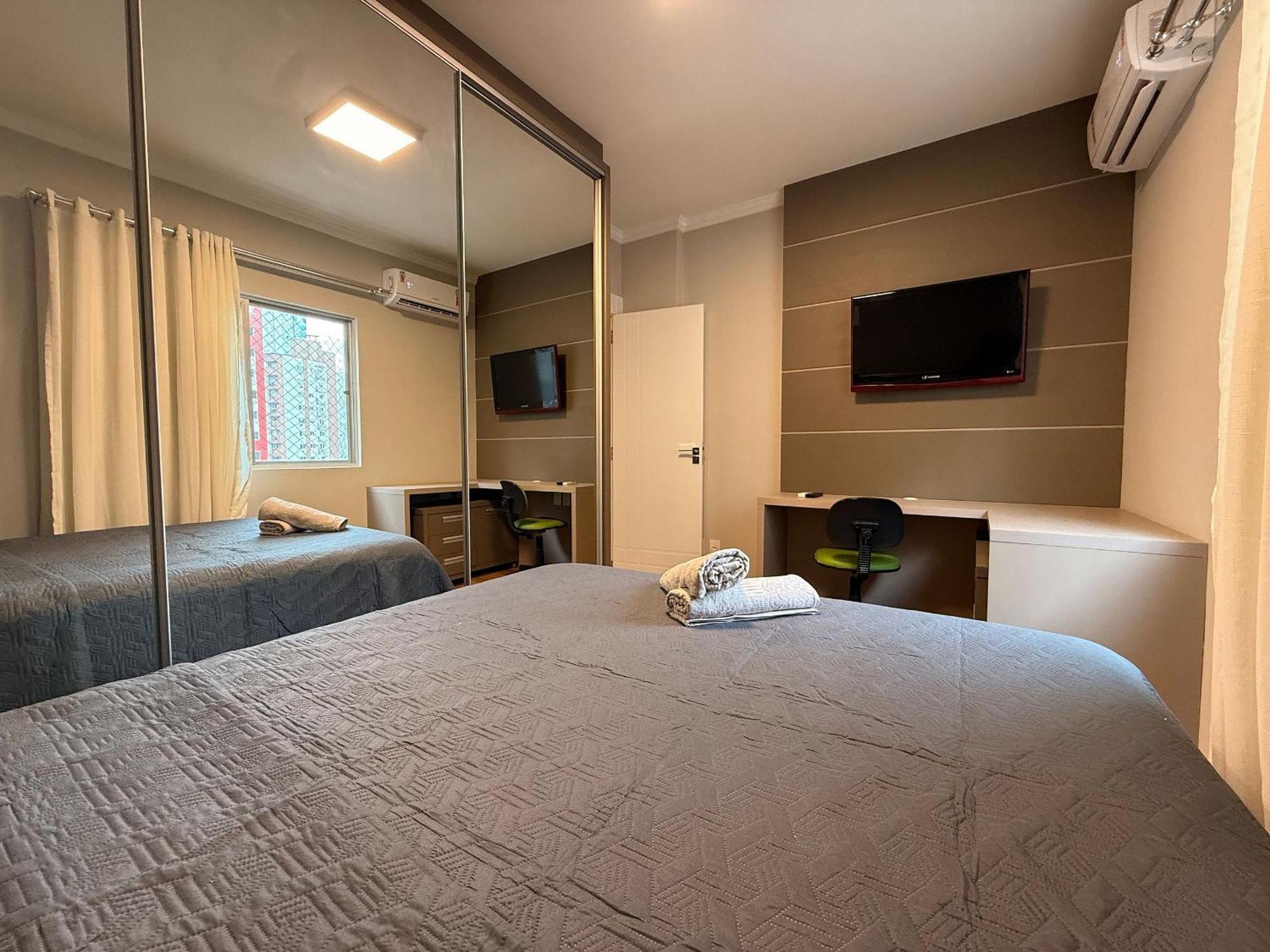 Pd01- 3 Suites| Centro| Churrasq.| Telas Protecao Balneário Camboriú 외부 사진